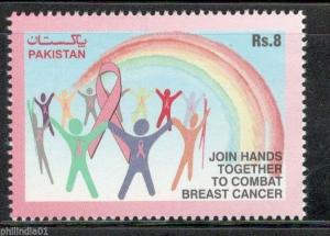 Pakistan 2011 Join Hands Togather to Combat Breast Cancer Aids Health MNH # 4199