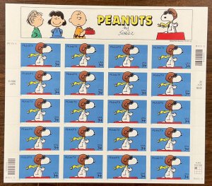 3507   “Peanuts” Snoopy Red Baron  MNH 34 c Sheet of 20   FV $6.80   2001