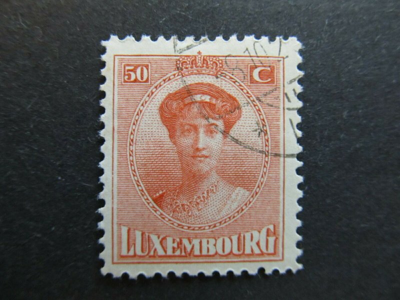 A4P27F80 Letzebuerg Luxembourg 1921-26 50c used