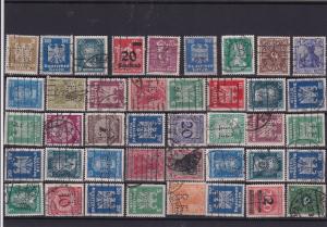German Perfined Stamps Ref 15210