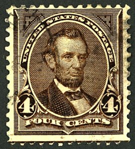 U.S. #254 USED