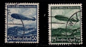Germany - #C57 -C58 Hindenburg set/2 -Used