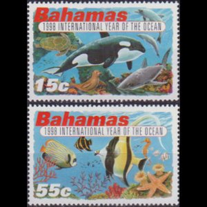 BAHAMAS 1998 - Scott# 926-7 Intl.Ocean Year Set of 2 NH
