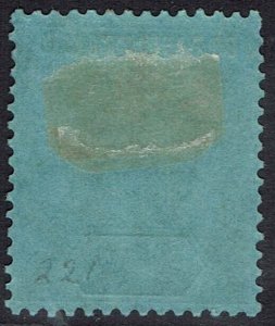 MAURITIUS 1921 KGV 2R50 WMK MULTI SCRIPT CA