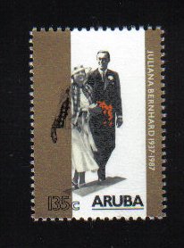 Aruba  #24  MNH  1987    royal jubileum