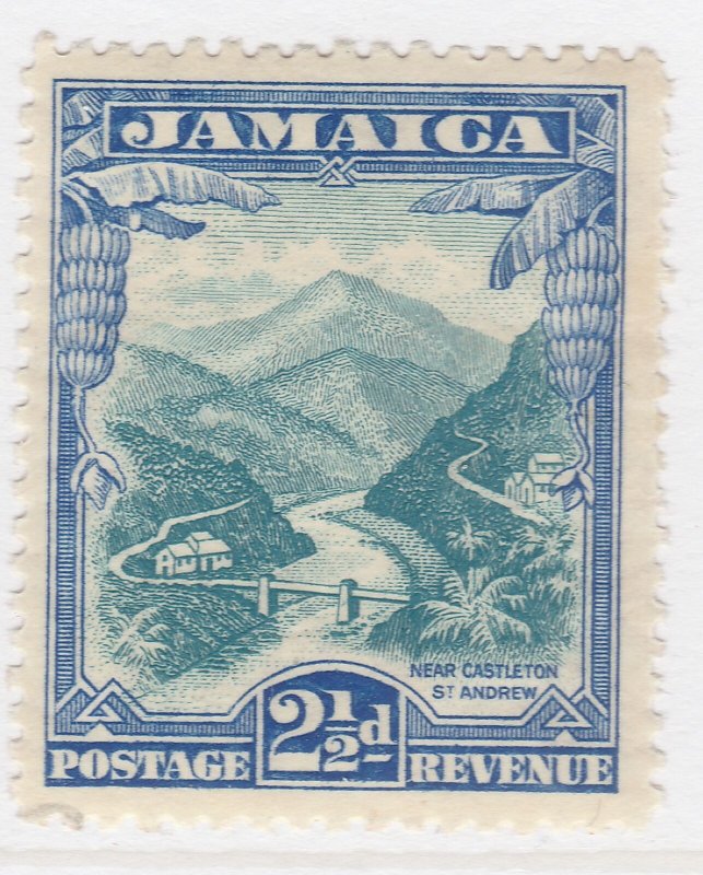 British Colony Jamaica 1932 2 1/2d Brown Wmk Mult Script CA MH* A22P19F8957