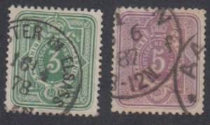 Germany - 1875 - SC 29-30 - Used