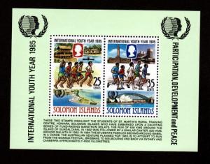 Solomon Islands 554a Mint NH S/S Youth Year!