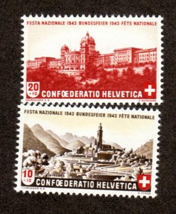 Switzerland # B124-B125 Mint!