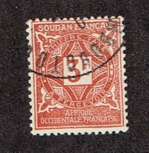 French Sudan  1931  J20 Used