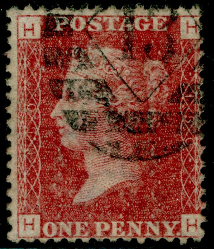 SG43, 1d rose-red plate 150, FINE USED. HH