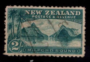 New Zealand Scott 97a Used Milford Sound, vertically laid paper