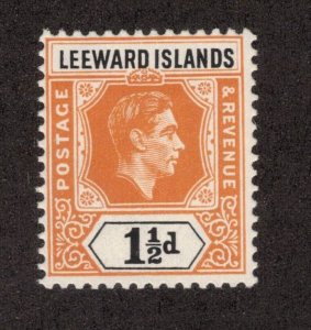 LEEWARD ISLANDS 1949 1½d George VI; SG 102, Scott 122; MNH