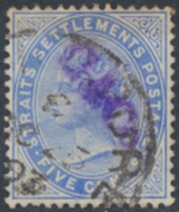 Straits Settlements    SC# 45 Used  see details & scans