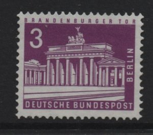 Germany  Berlin   #9N210A  MNH  1963 Brandenburg gate 3pf