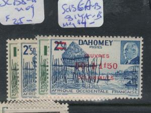 French Dahomey SC B6a-b, B14a-b MOG (4dvz)