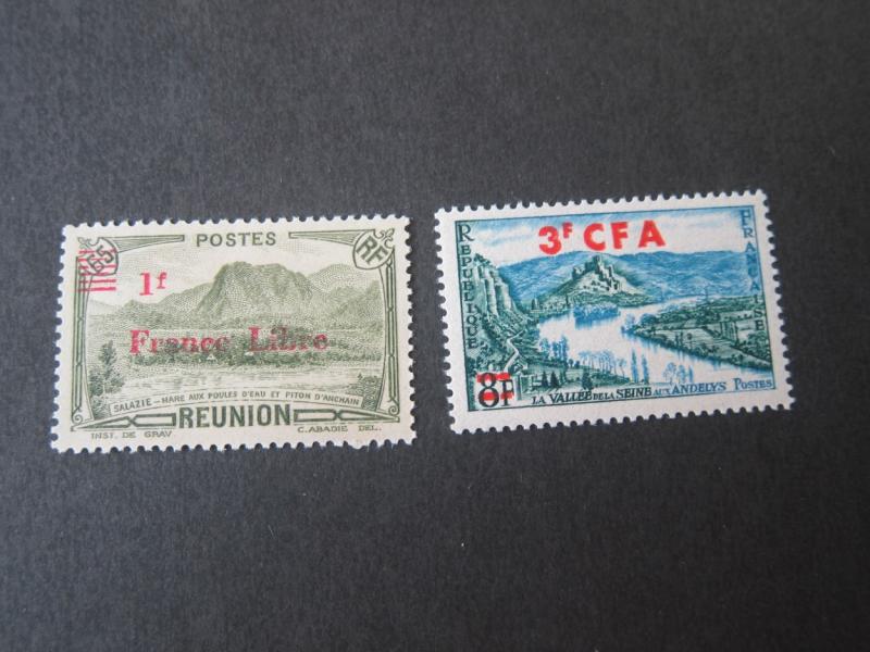 French Reunion 1943 Sc 177A,313 MH