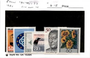 Germany - Berlin, Postage Stamp, #9N492-9N497, 1984 Electricity (AD)
