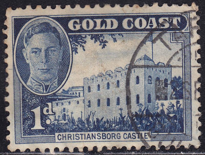 Gold Coast 131 USED 1948 Christiansborg Castle, Accra