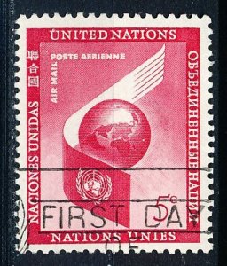 United Nations - New York #C6 Single Used