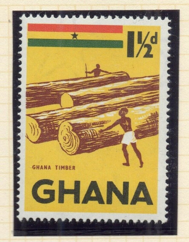 Ghana 1959 (5 Oct) Early Issue Fine Mint Hinged 1.5d. NW-99778