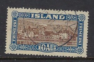 Iceland 145 Used 1925 issue (ap6586)