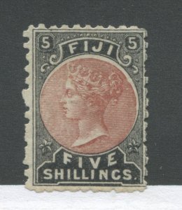 Fiji QV 1881  5/ mint o.g. hinged