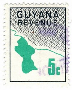 (I.B) British Guiana (Guyana) Revenue : Duty Stamp 5c