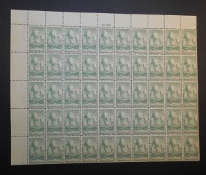 1934 National Parks 8c Zion Sc 747 full sheet of 50 premium MNH (B7