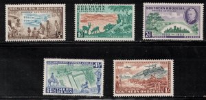 SOUTHERN RHODESIA - Scott # 74-8 MH - Cecil Rhodes Centenary