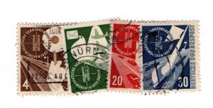 Germany #698-701 - Used - CAT VALUE $42.00