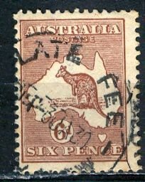 Australia; 1923: Sc. # 49: Die IV Used Single Stamp