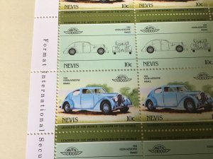 Nevis Voisin Aerodyne Classic Motor Car MNH full  stamps sheet 49546