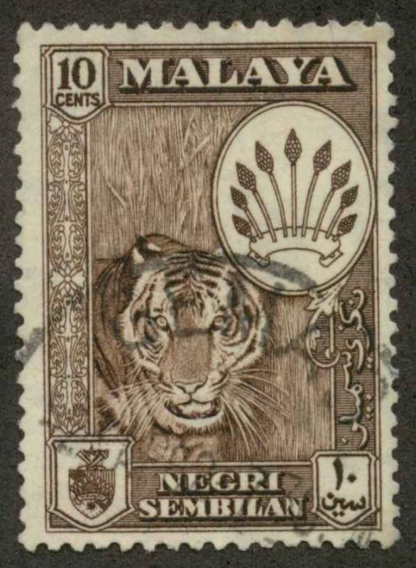 Malaya Negri Sembilan 68 Used VF