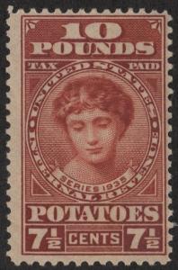 RI6 7½¢ Potato Tax Stamp (1935) MNH