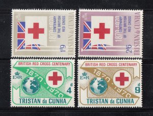 Tristan Da Cunha Scott #133-136 MH