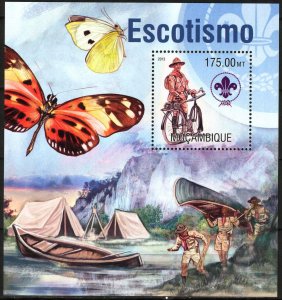 Mozambique 2013 Boy Scouts Scouting Bicycle S/S MNH