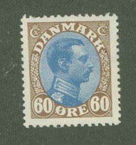 Denmark #123 Mint (NH) Single