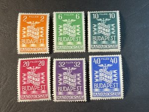 HUNGARY # 503-508--MINT/HINGED----COMPLETE SET----1937