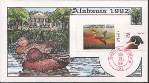 Group of 21 Fred Collins Hand Painted Milford State Duck FDCs - Closeout Sale