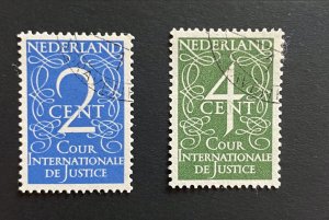 Netherlands, Sc.#O25-O26, used