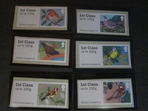 Great Britain Ist Clasee Bird set MNH