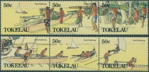 Tokelau 1989 SG171-176 Food Gathering set MNH