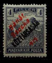 Hungary(Banat) 10N26 MH SCV42.50 signed Pape