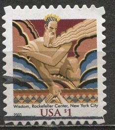 USA; 2003: Sc. # 3766:  Used Single Stamp