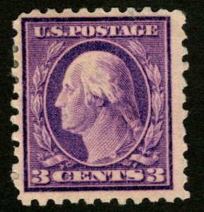 OAS-CNY ED-2 (79) SC 426 – 1914 3c Washington, deep violet, msrp $33