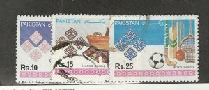 Pakistan, Postage Stamp, #782a-782c Used, 1992