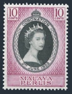 Malaya Perlis 28,MNH.Michel 28. Coronation 1953.Queen Elizabeth QE II.