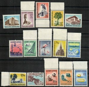 South West Africa Stamp 266-280  - Definitive set of 15