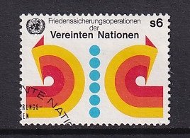 United Nations Vienna  #11  cancelled   1980  peace keeping